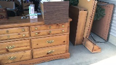 WICKER CHEST