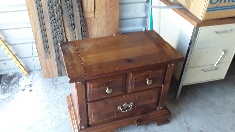 work bench hard wired with belt sander and grinder