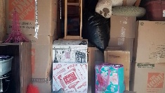 Boxes stuffed animals totes mirrors shelves