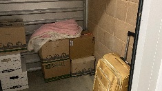 boxes and blankets