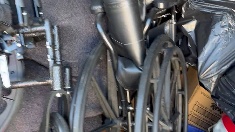 two wheelchairs