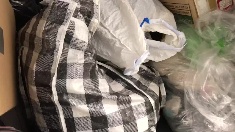 Bags of clothes