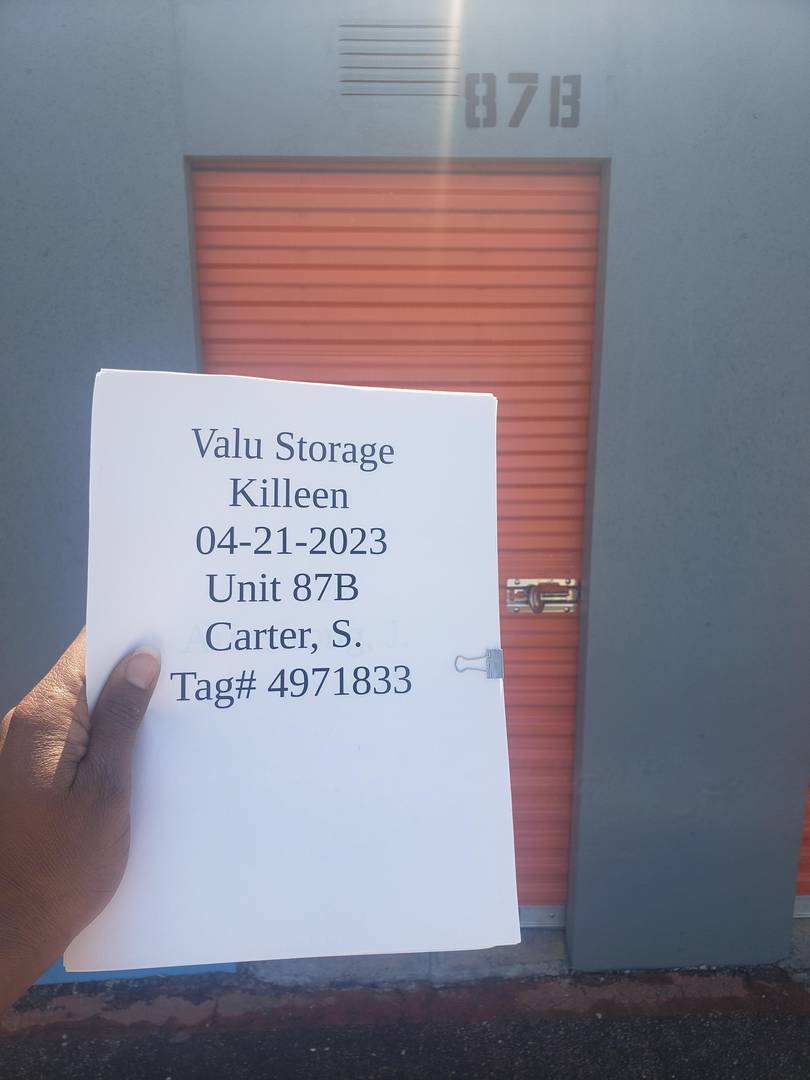 Unit 87B Killeen, Texas Valu Storage Killeen BID13