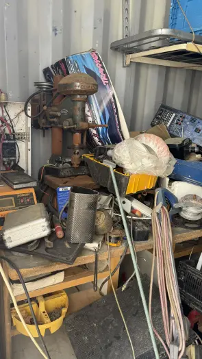 Stereo-Equipment-Drill-Press-Shelving