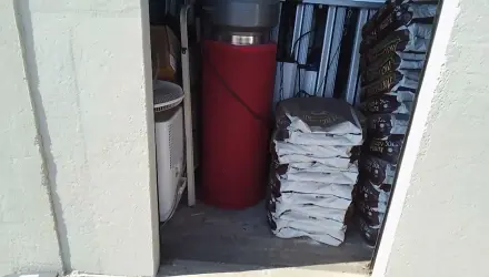 Unit F97, 6x7 unit, Mt. Olive Storage - Duarte - CA