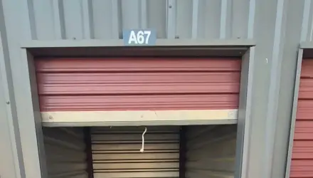 Unit A67, 5x10 unit, Storage Hutch