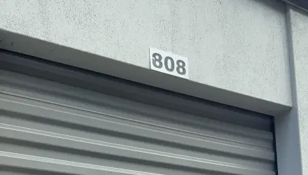 Unit 808, 5x5 unit, Greenwood Self Storage
